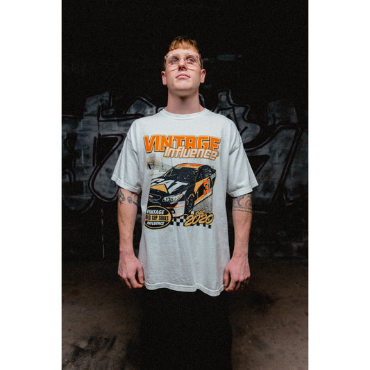 NASCAR Tee White - Vintage Influence